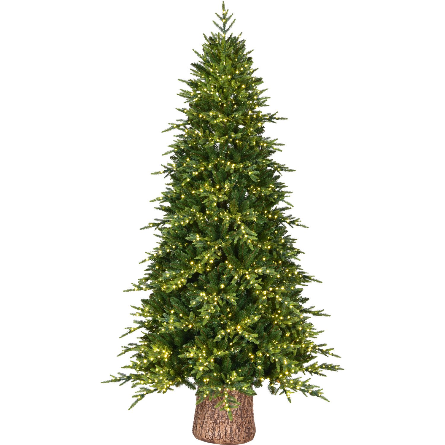Dynasty Super Pre Lit Fir Tree 7ft - Green Image 2