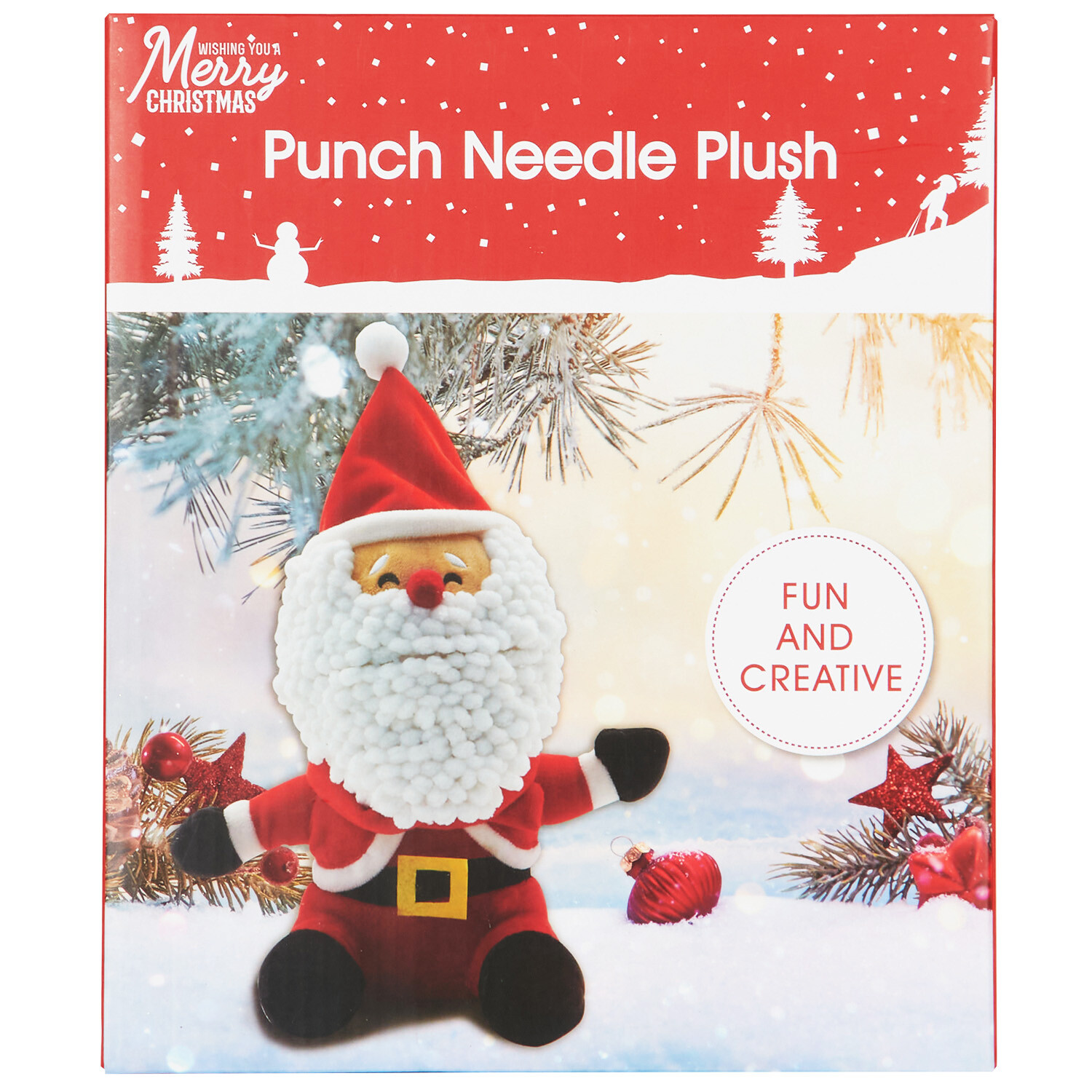 Punch Needle Plush - Multicolour Image 1