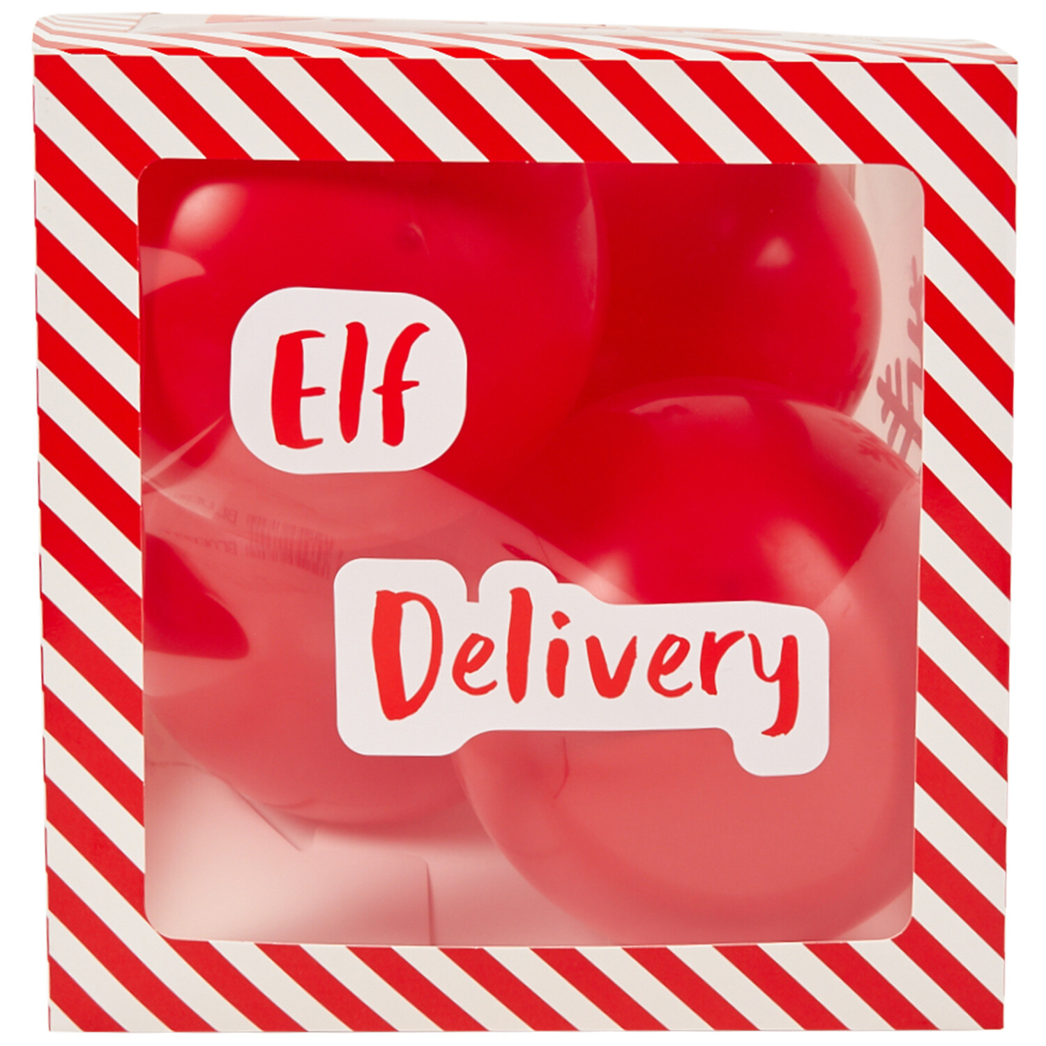 Elf Arrival Balloon Box - Red Image 2