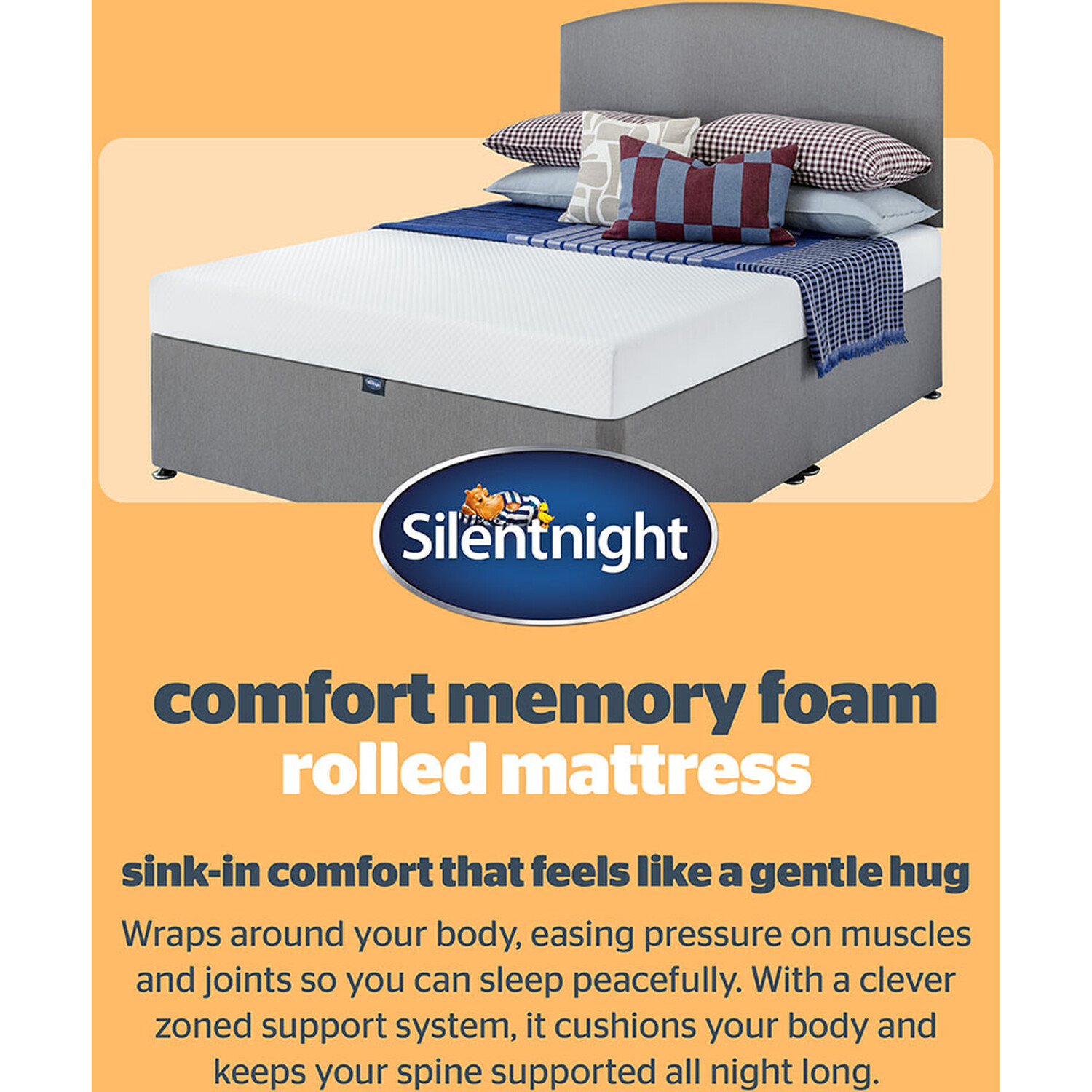 Silentnight Comfort Memory Mattress Double Image 3