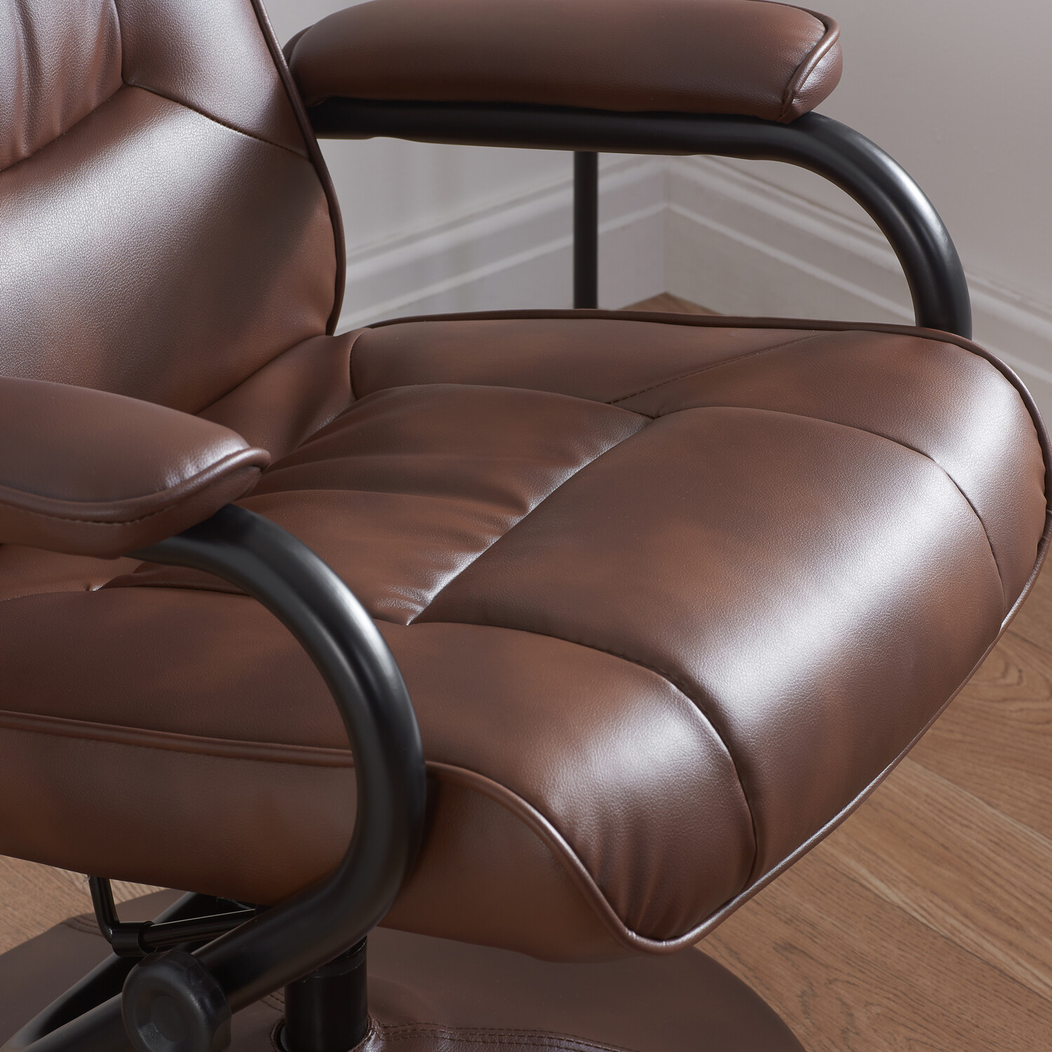 Memphis Swivel Chair Tan Image 7