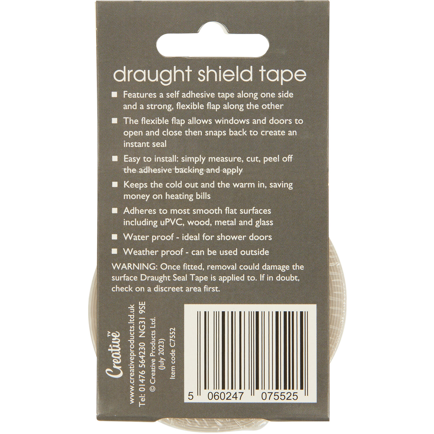 Draught Shield Tape - 5m Image 2