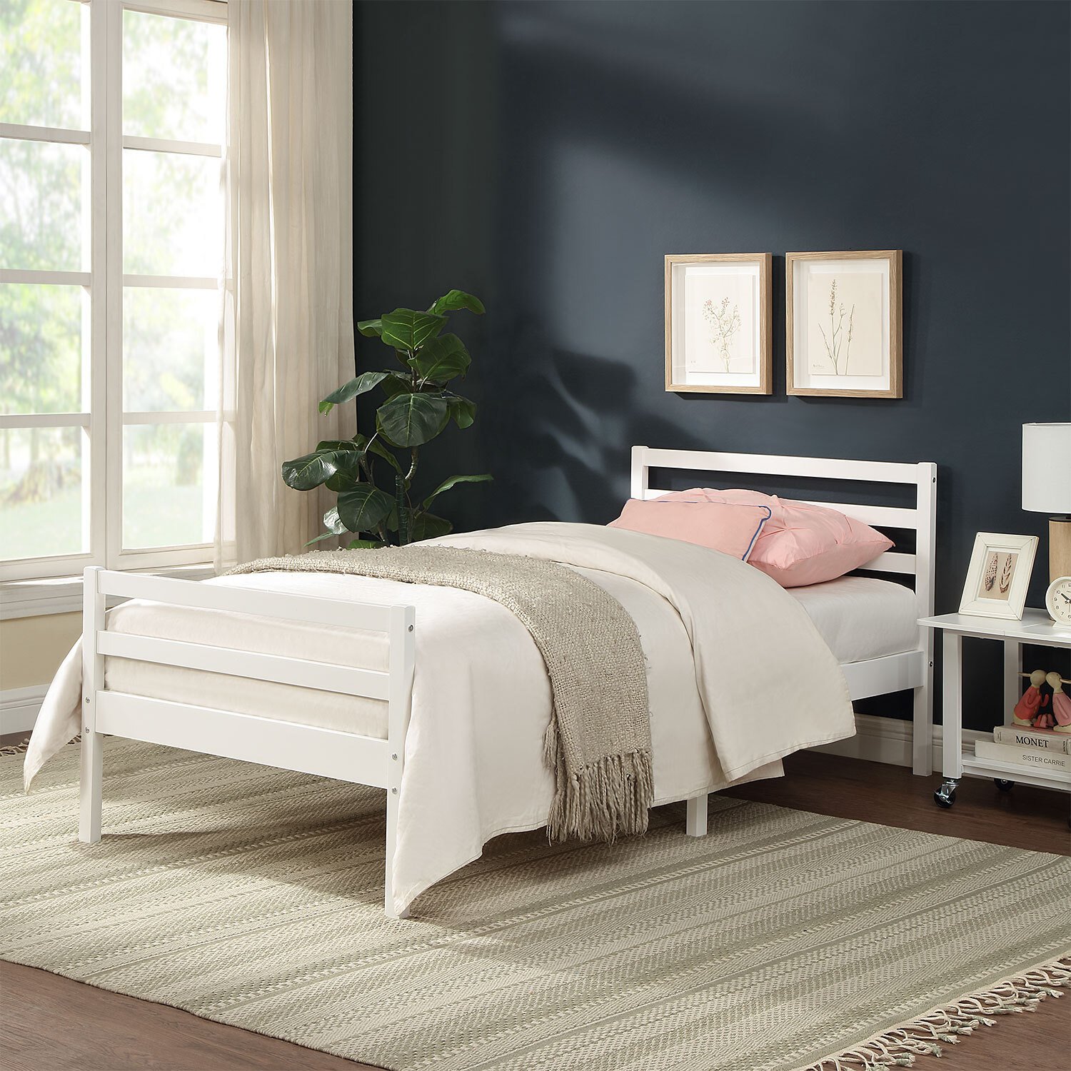 Atlas Single Bed - White Image 1