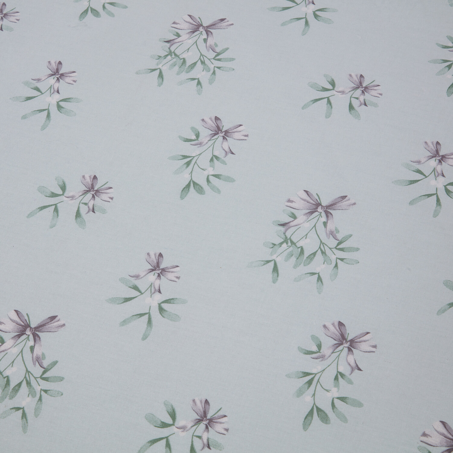 Mistletoe Kisses Duvet Set Green Superking Image 5