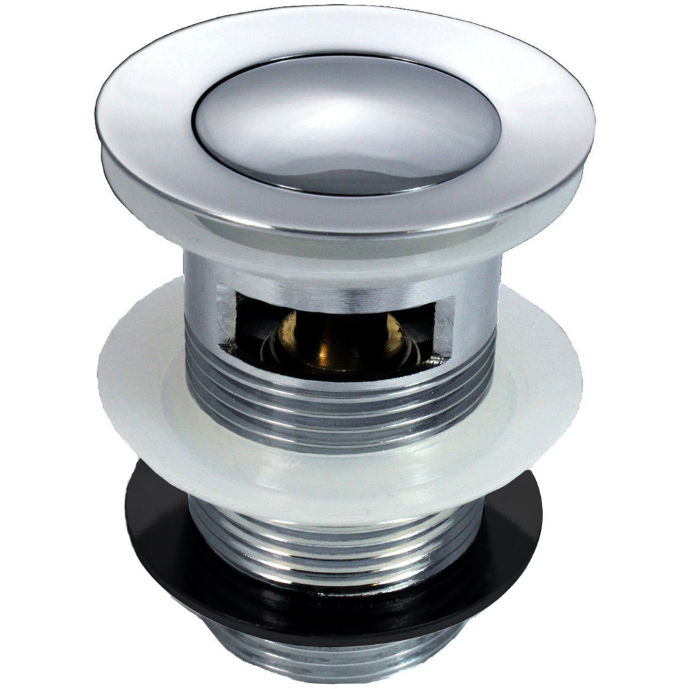 Nes Home Murphy Cloakroom Mono Basin Mixer Faucet Tap with Waste Chrome Image 2