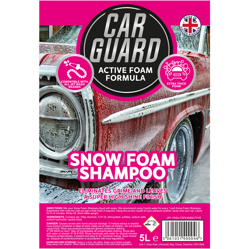 Car Guard Snow Foam 5L 2 Pack Image 3