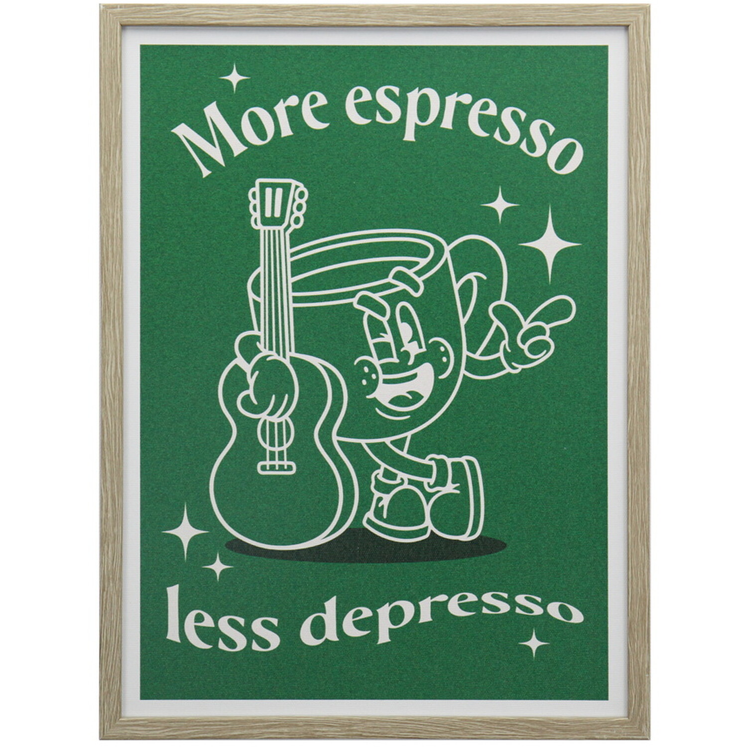 Espresso Graphic Framed Art Image 4