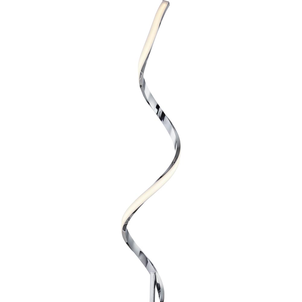 Home123 LED Chrome Infinity Floor Lamp Image 3