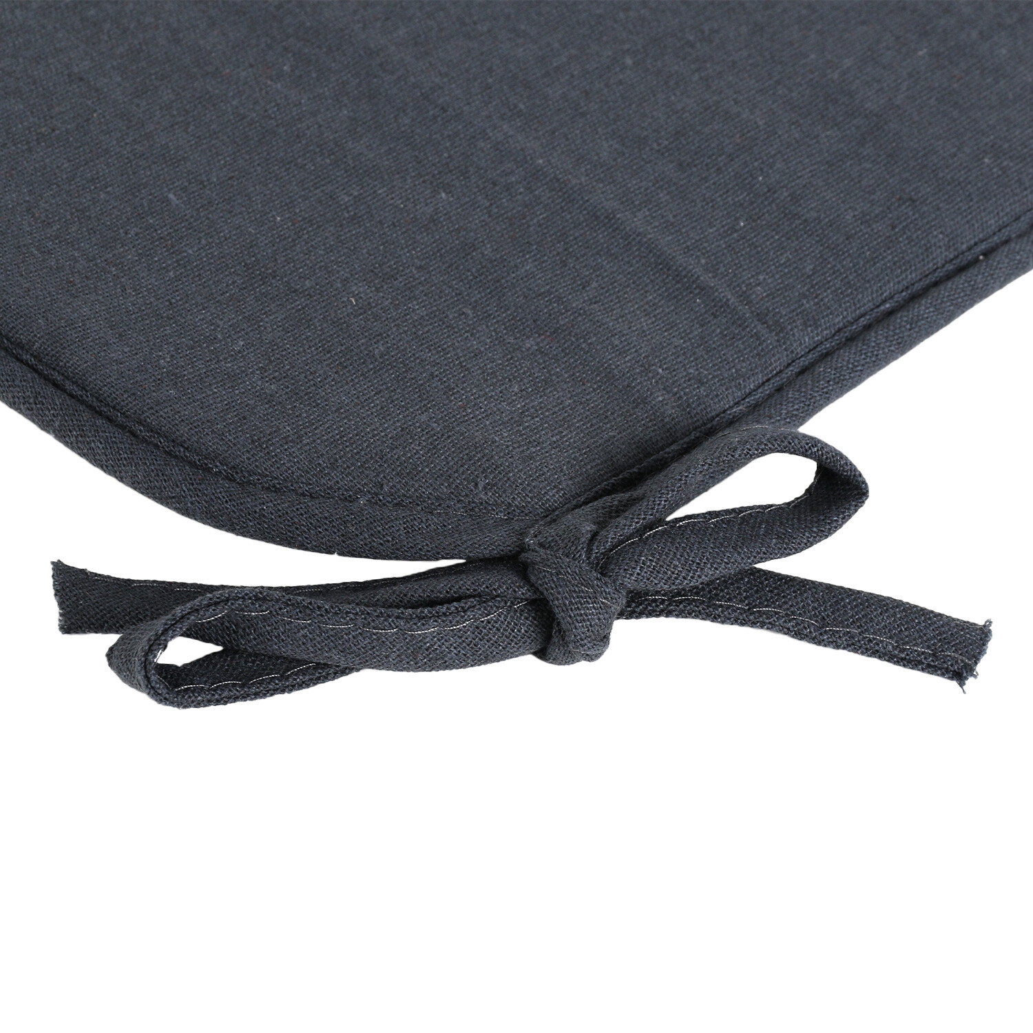 Divante Grey Cotton Seat Pad 8 x 36cm 4 Pack Image 4