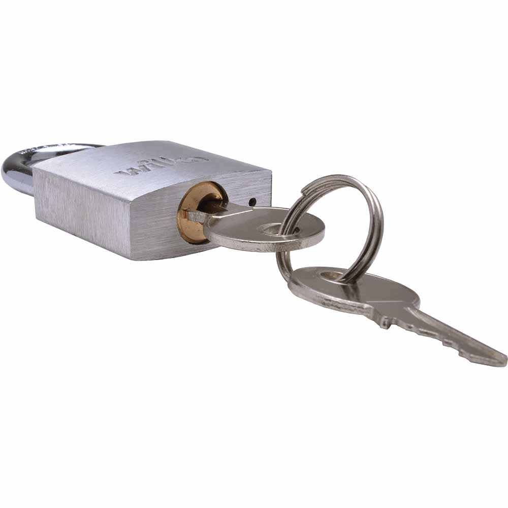 Wilko Titan Aluminium Padlock 30mm Image 4