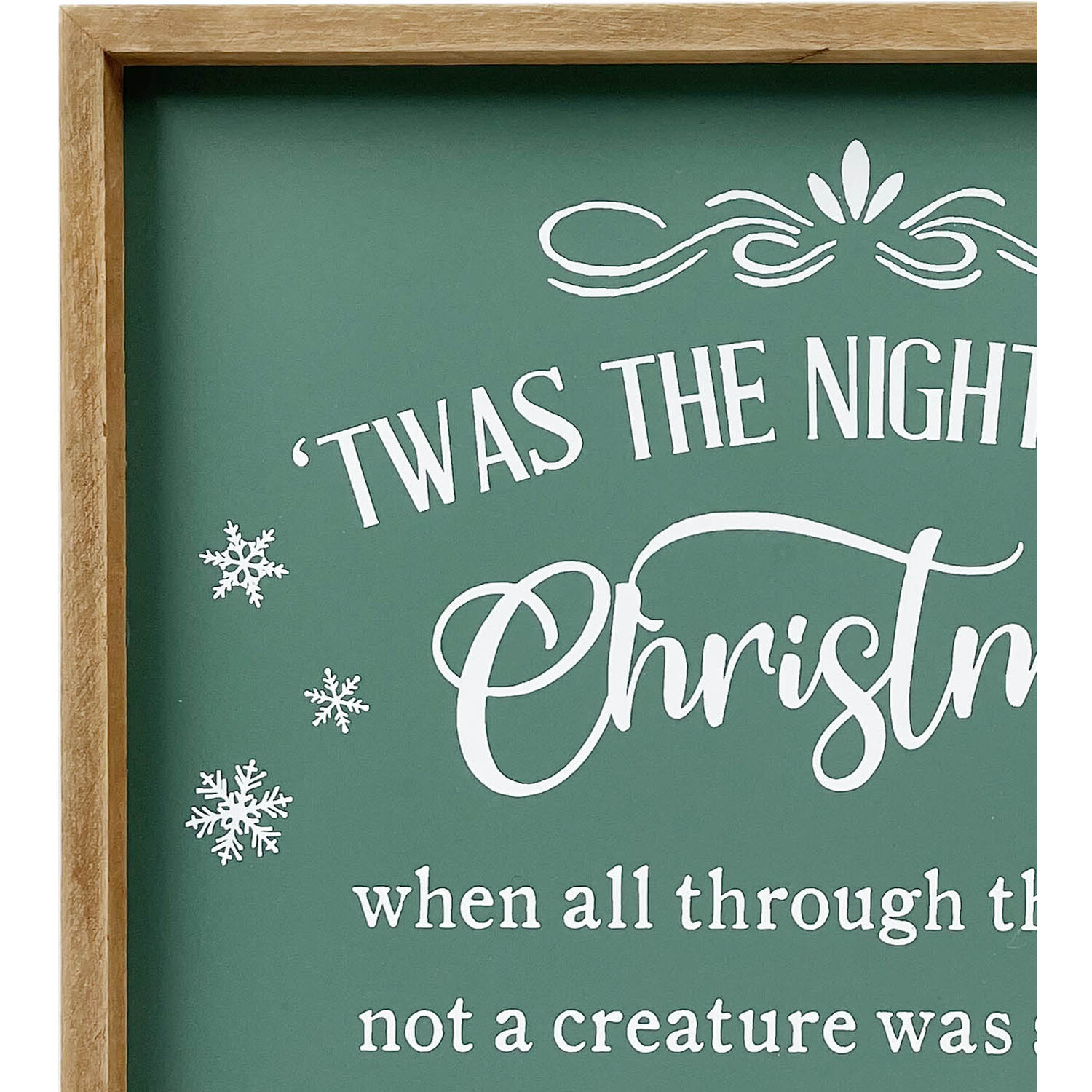 Twas The Night Before Christmas Plaque - Green Image 2