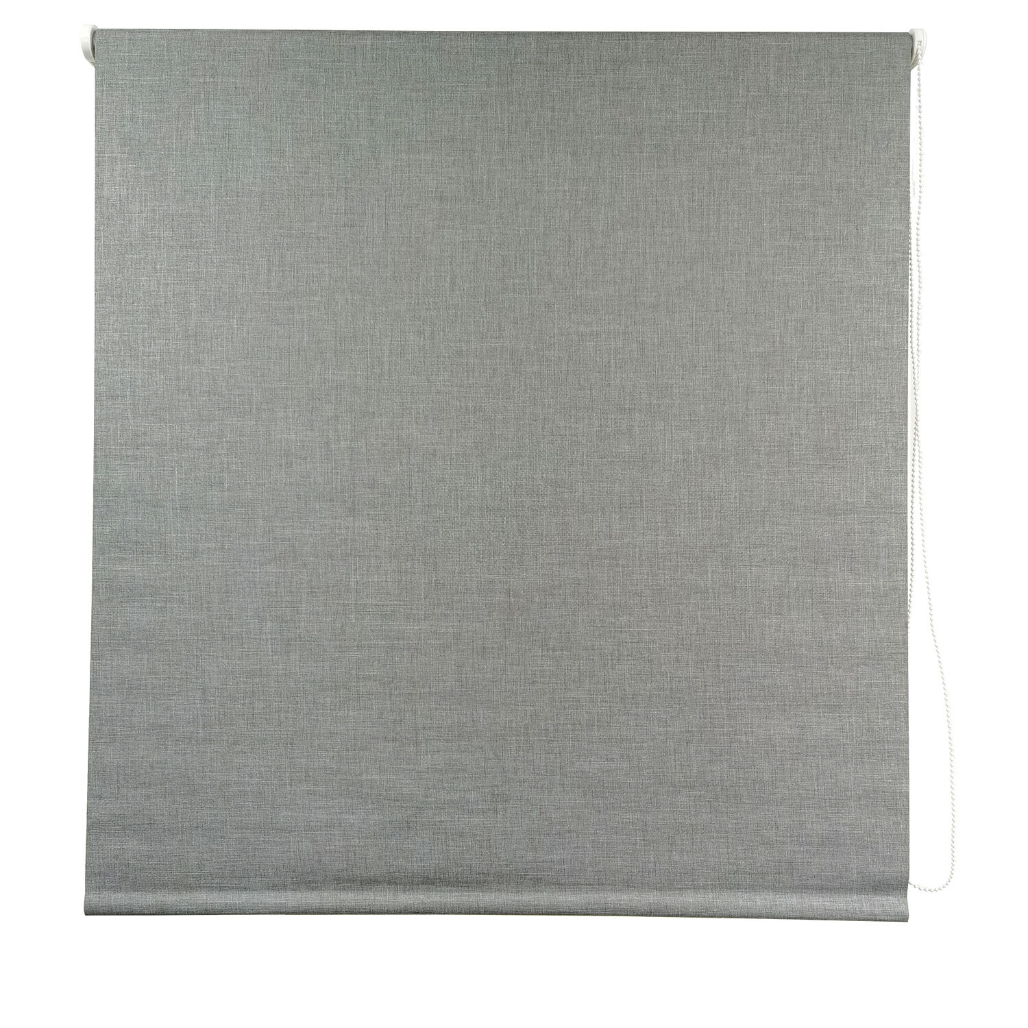 Textured Blackout Blind - Soft Grey / 120cm Image 2