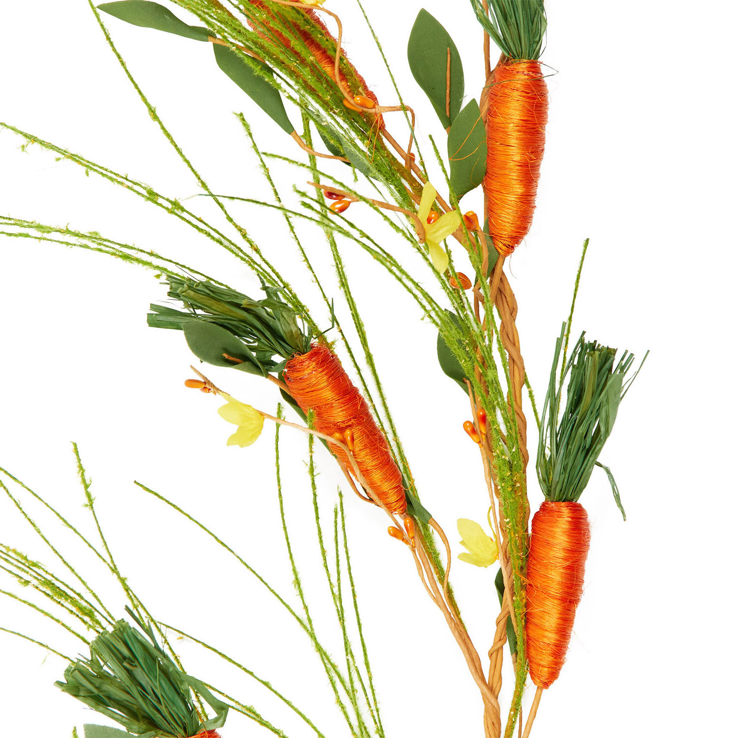 Carrot Garland 150cm - Orange and Green Image 2