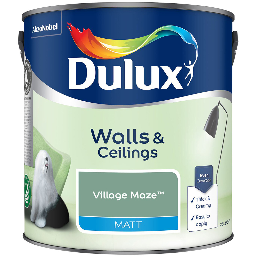 Dulux Matt Emulsion Paint - Village Maze / 2.5l Image 2