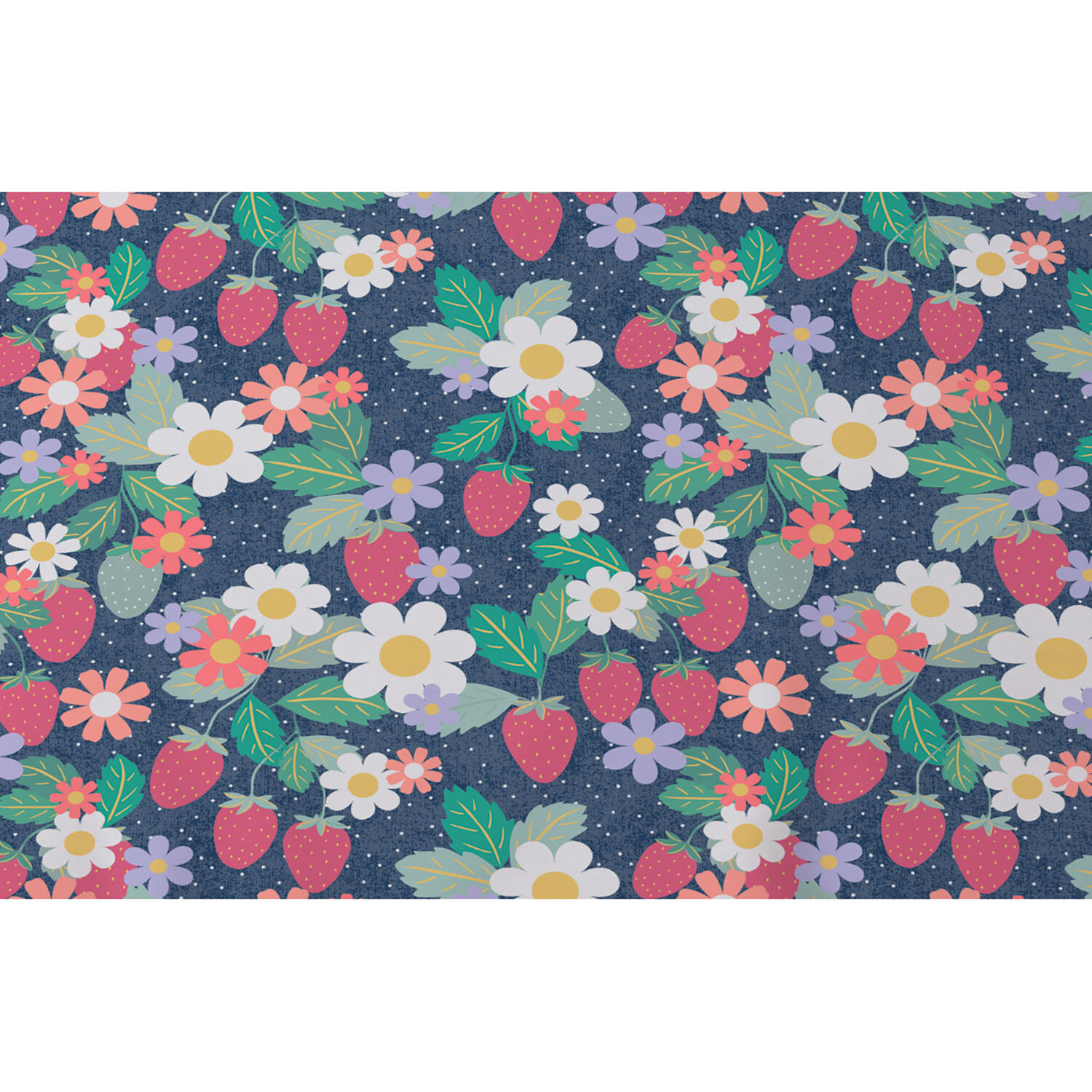 Strawberry Fields Multicolour Duvet Set Multicolour Image 2