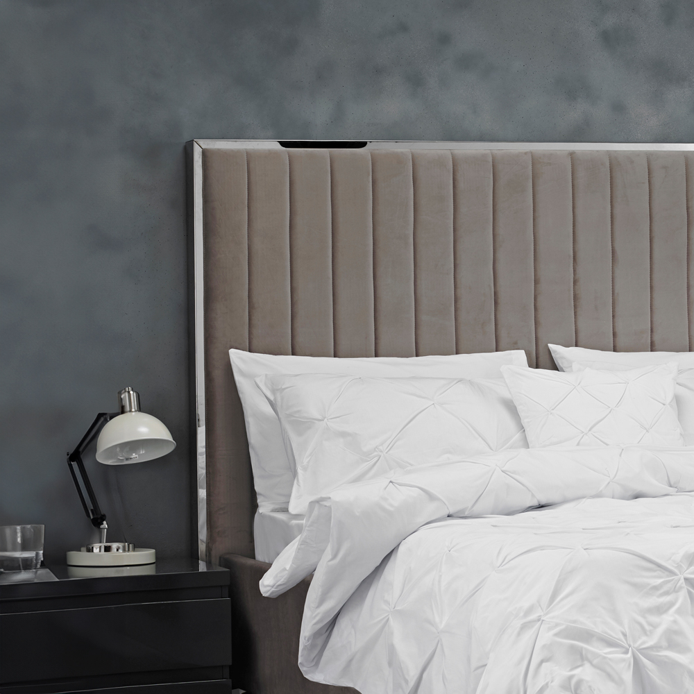 Berkeley Double Soft Mink Grey Bed Frame Image 3