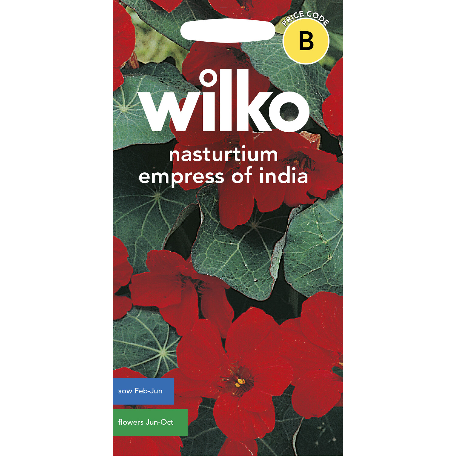 Wilko Nasturtium Empress of India Seeds Image 1