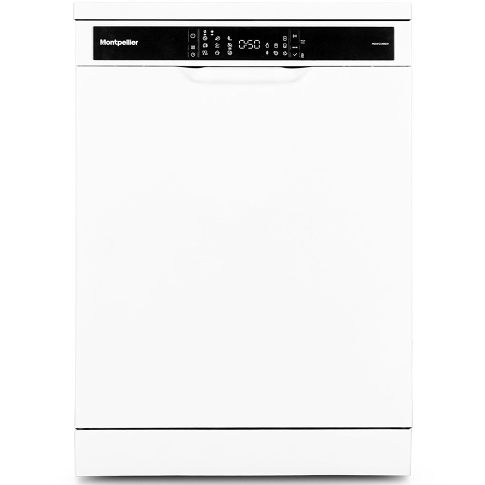 Montpellier MDWC1496W 60cm White Freestanding Dishwasher Image 3