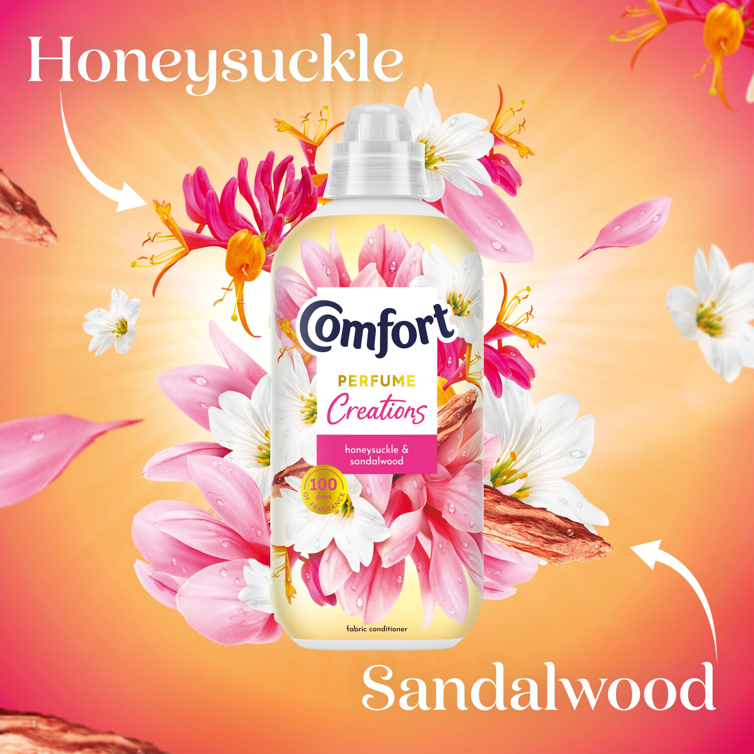 Comfort Creations Ultra Concentrated Fabric Conditioner Honeysuckle and Sandalwood Image 6