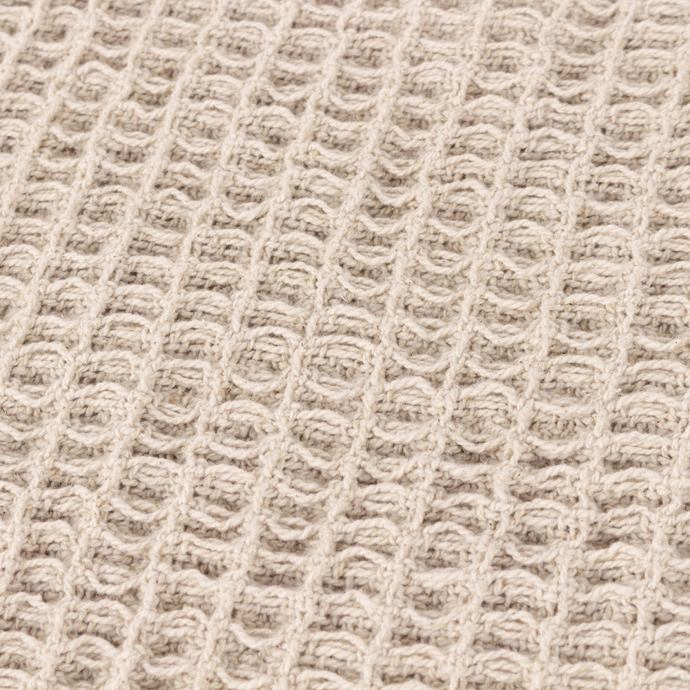 Yard Canopy Natural Waffle Throw 240 x 260cm Image 4