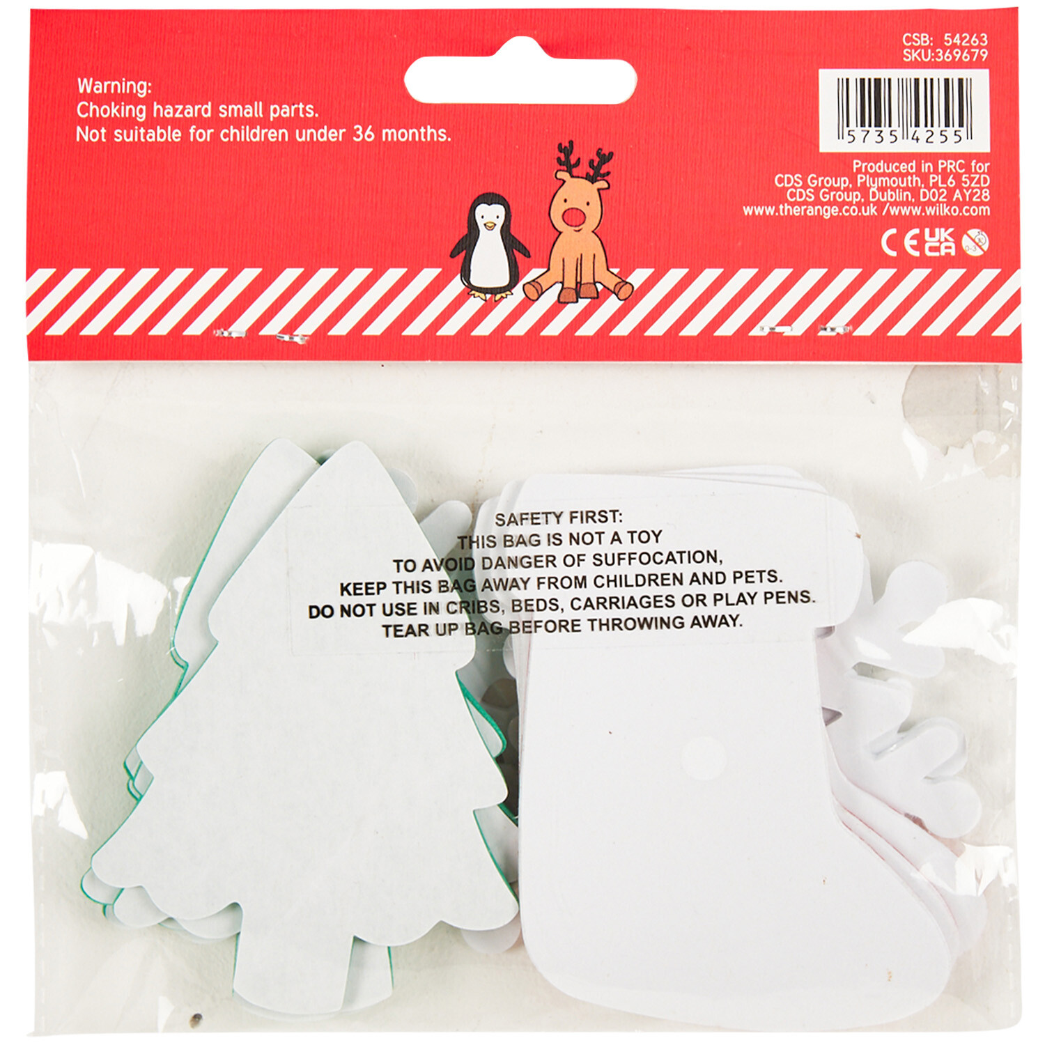 Foam Christmas Shapes - Multicolour Image 2