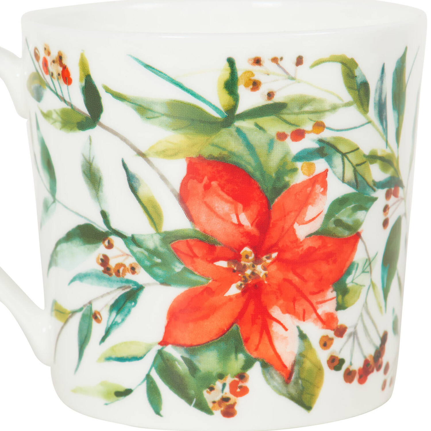 Dorset Christmas Floral Mug Image 6