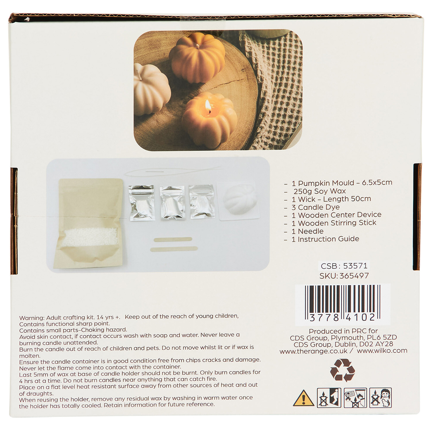 Pumpkin Candle Making DIY Kit Image 3