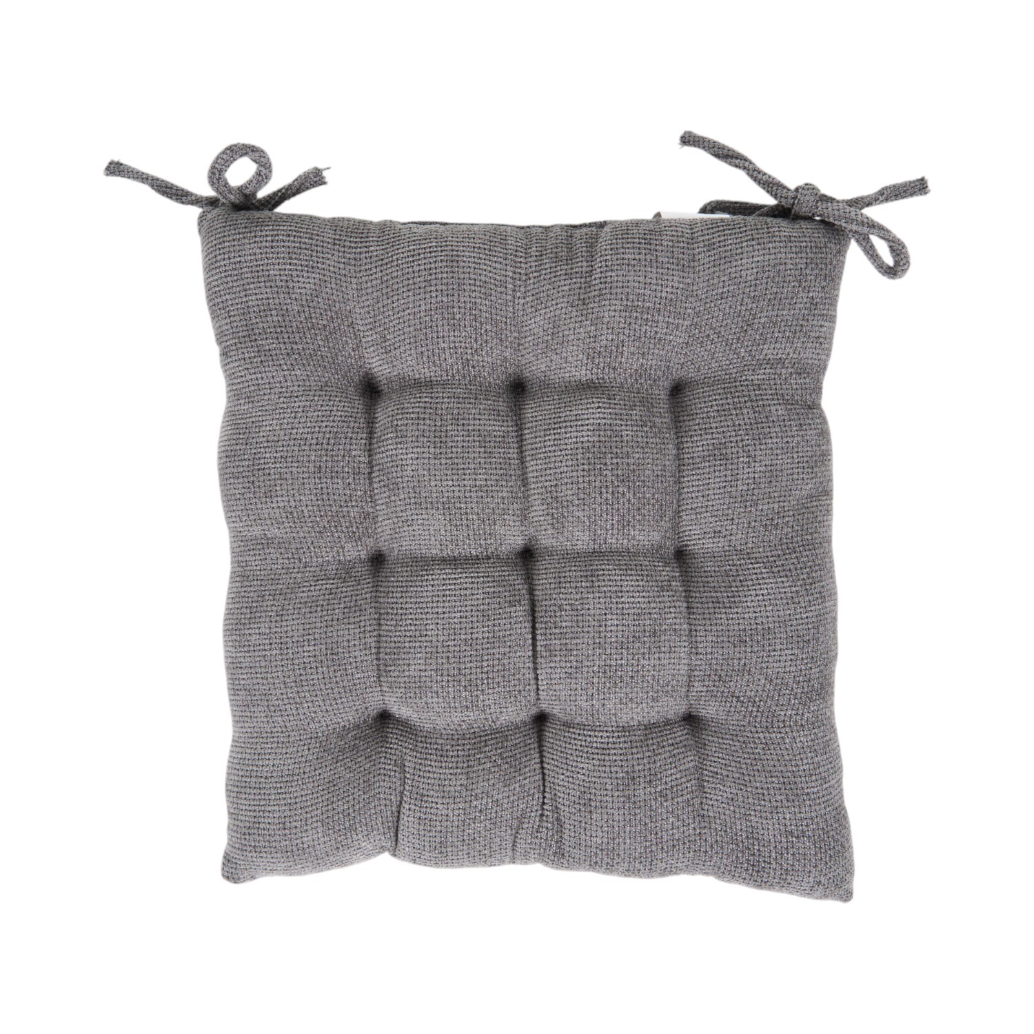 Soft Textured Seat Pad Grey Image 2