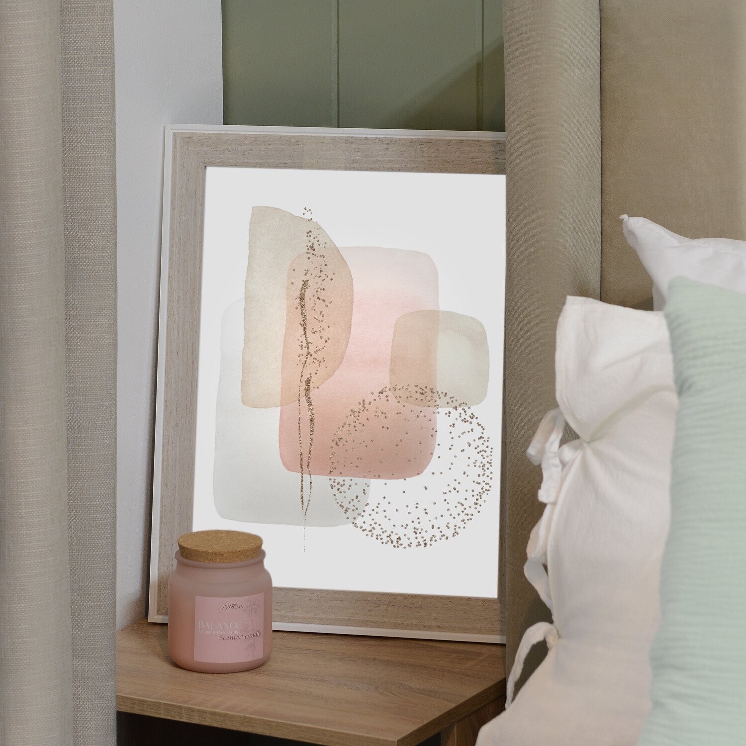 The Port. Co Gallery Sahara White Edge Wood Effect Photo Frame 12 x 10 inch Image 2