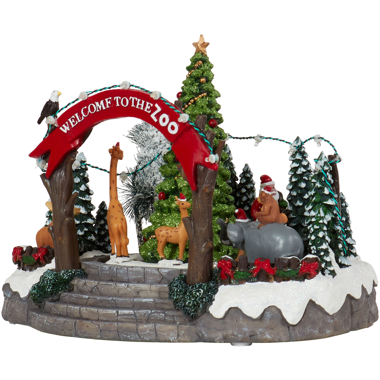 Christmas Zoo Village Model Image 3