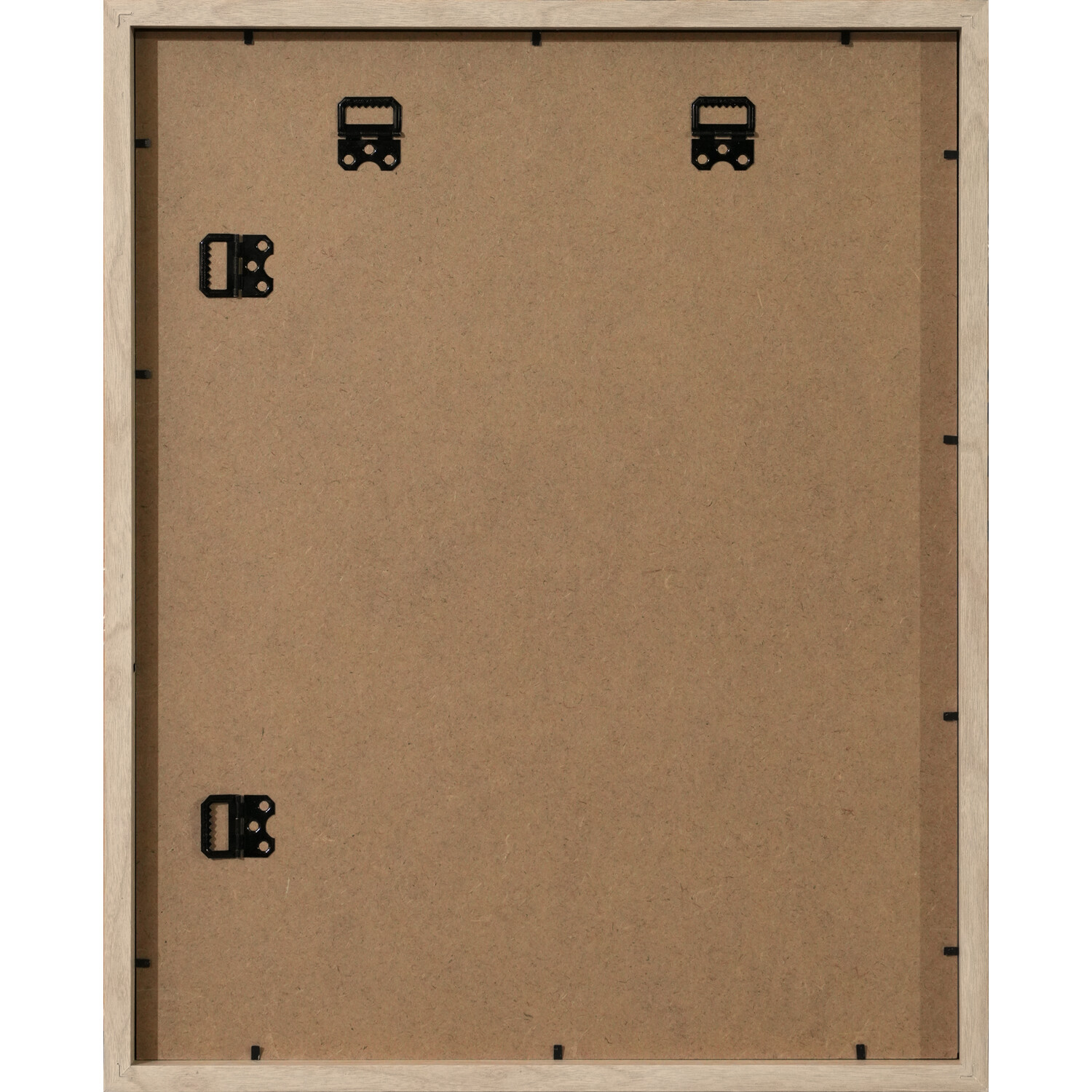 Wood Effect Wall Mounted Photo Frame Natural 8 x 6 inch Image 4