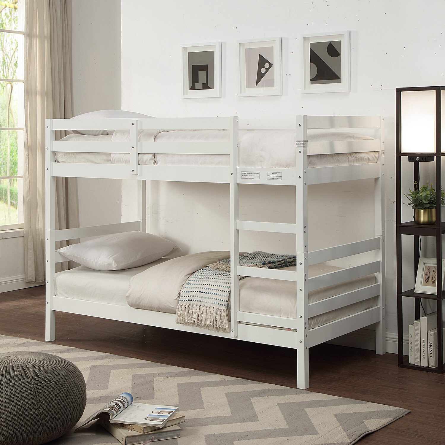Atlas Bunk Bed - White Image 3