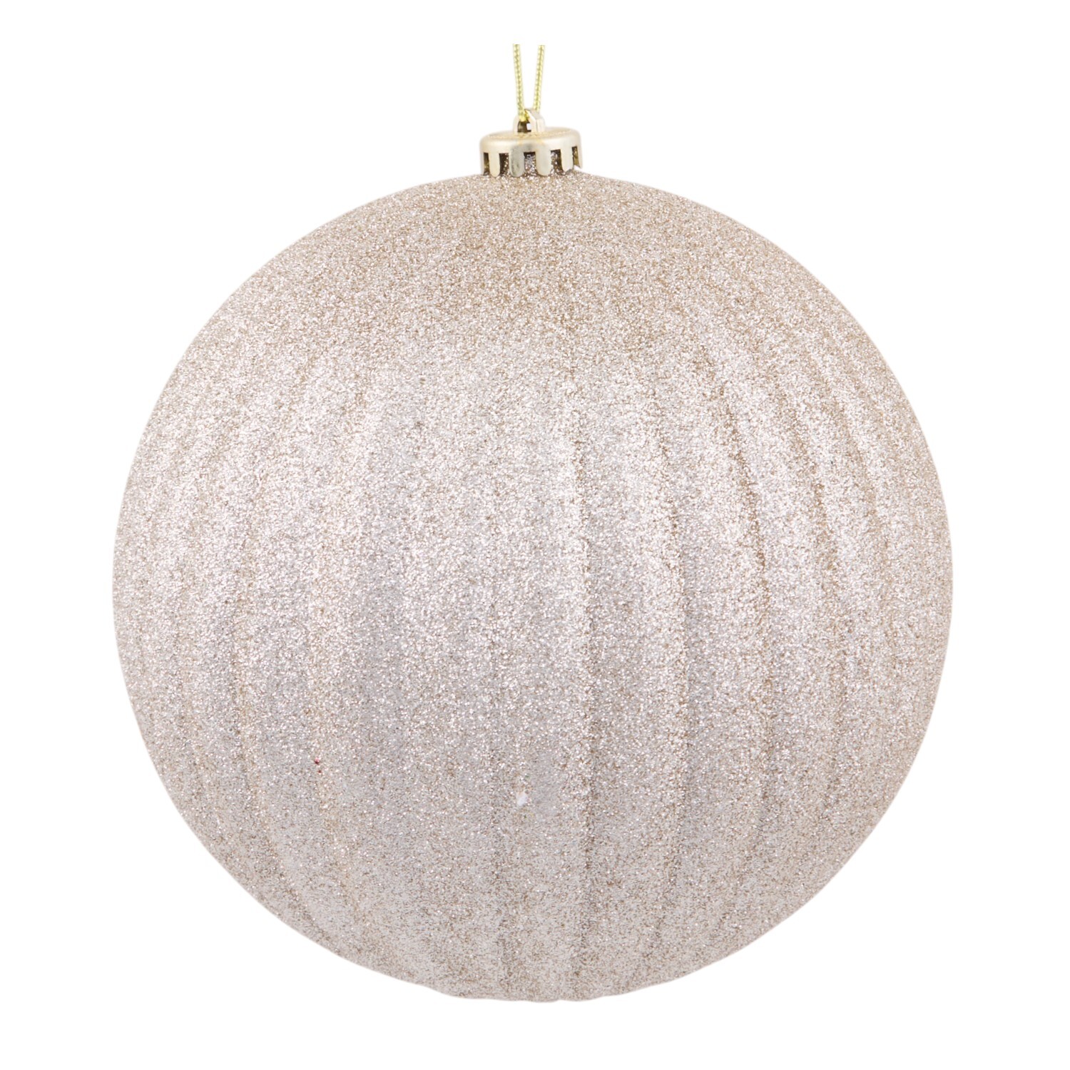 Pack of 3 XL Shiny Baubles Champagne Image 5
