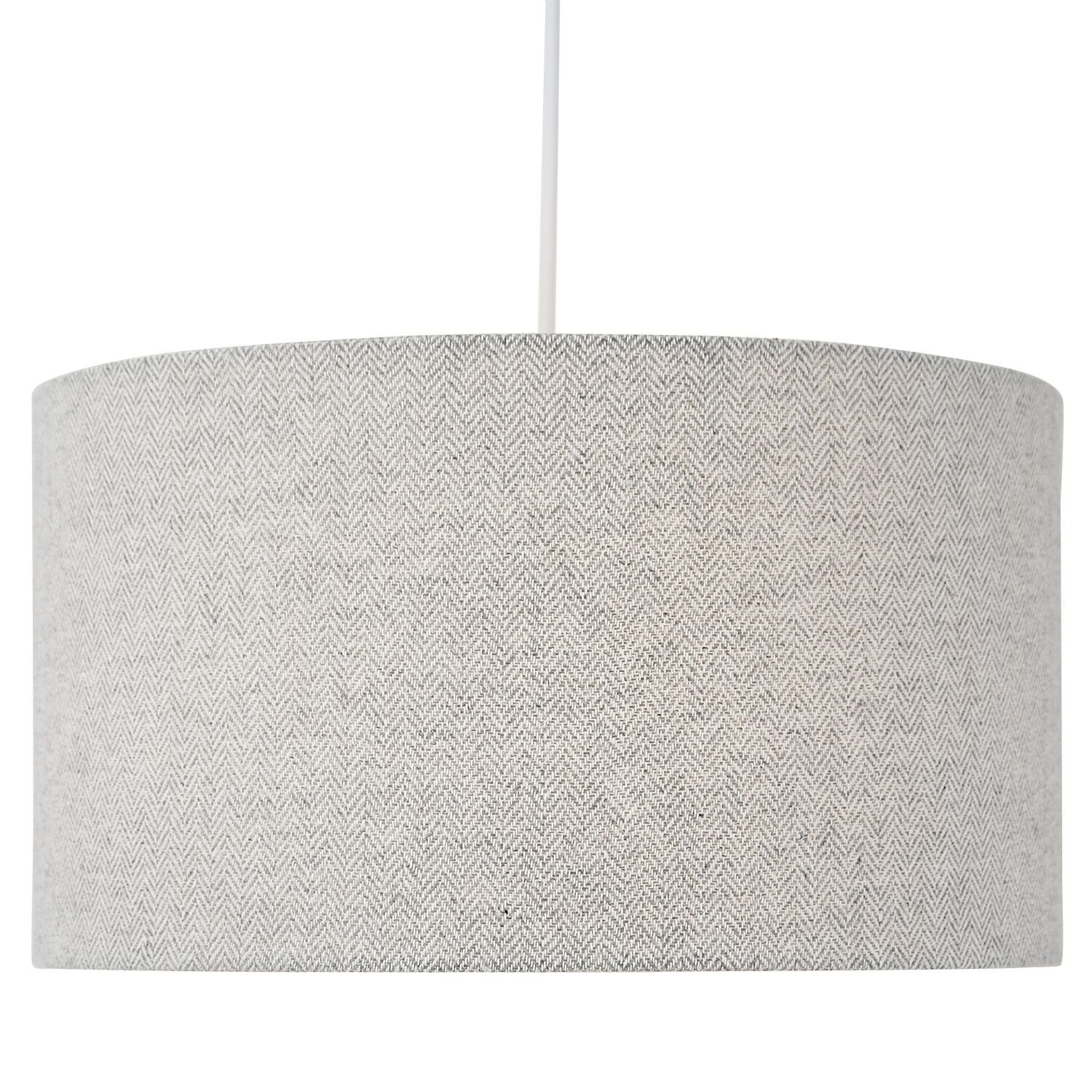 Woven Drum Shade - Grey / 35cm Image 8
