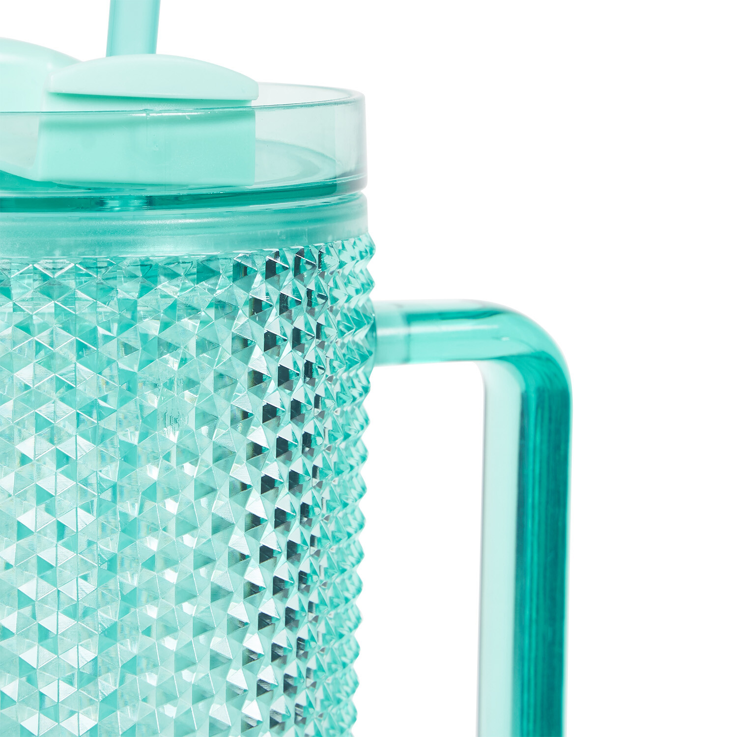Studded Tumbler with Straw - Blue or Purple Image 4