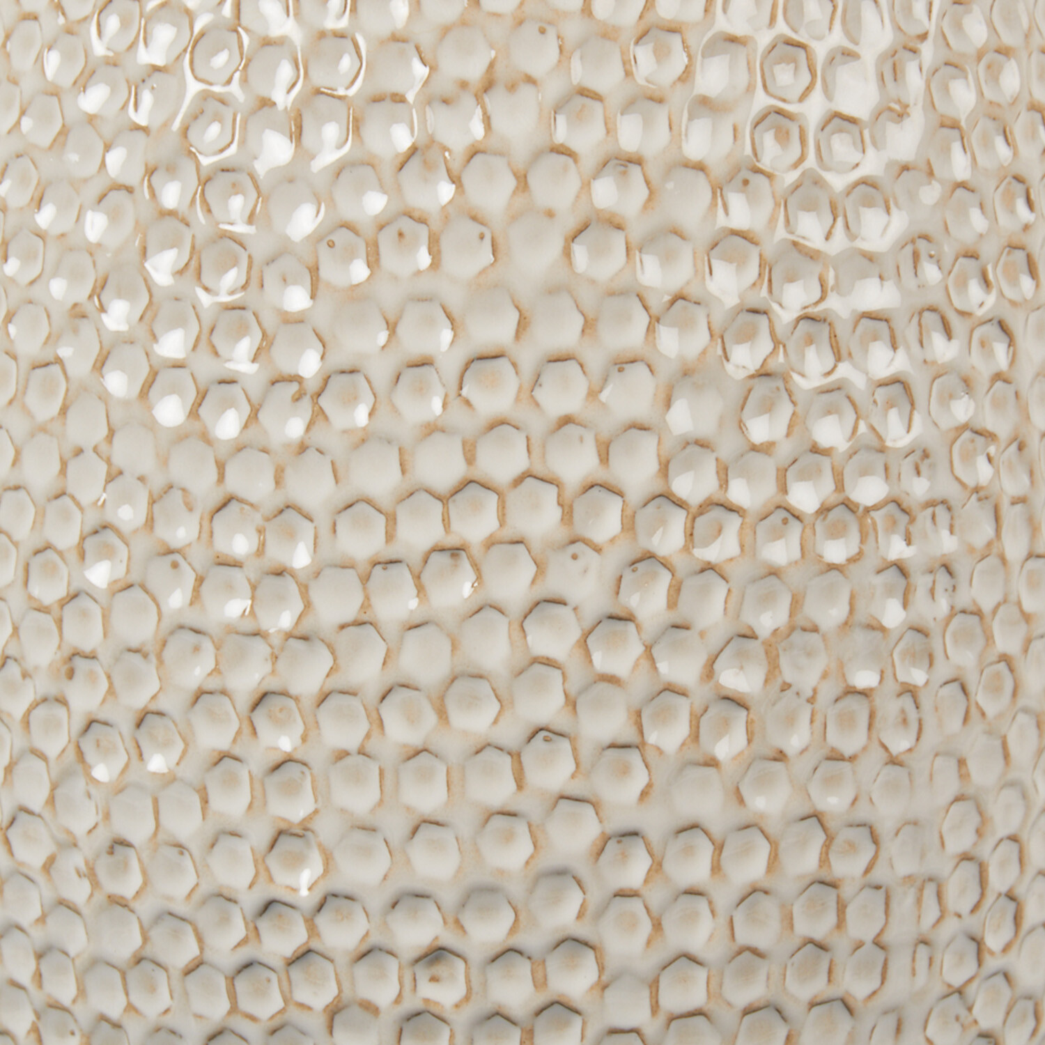 Cora Large Dimpled Vase 42cm - White Image 2