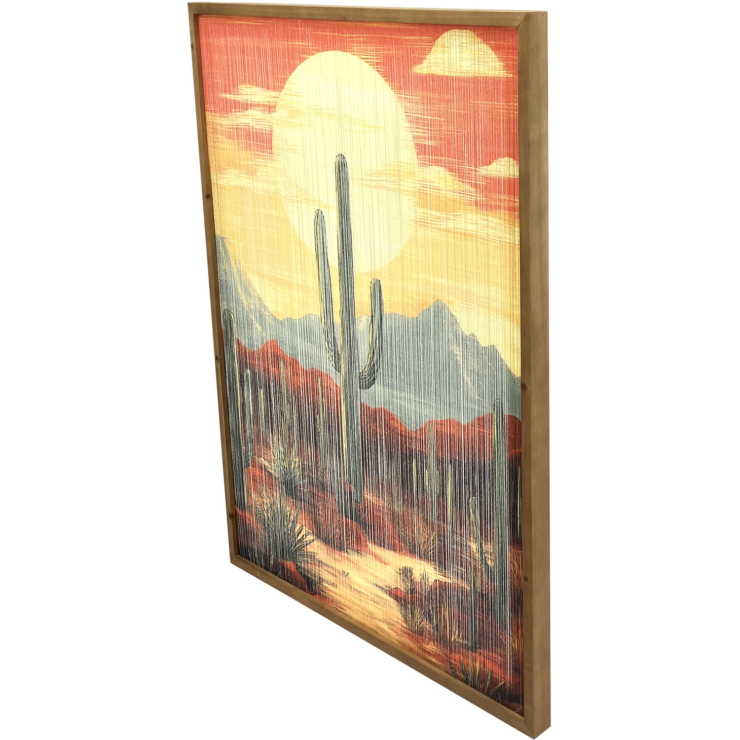 Wild West Sunset Woven Wall Art Image 5