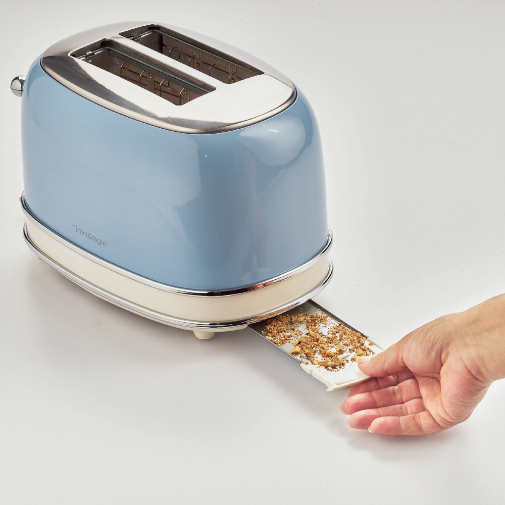 Ariete Vintage Blue 1.7L Jug Kettle and 2 Slice Toaster Set Image 8