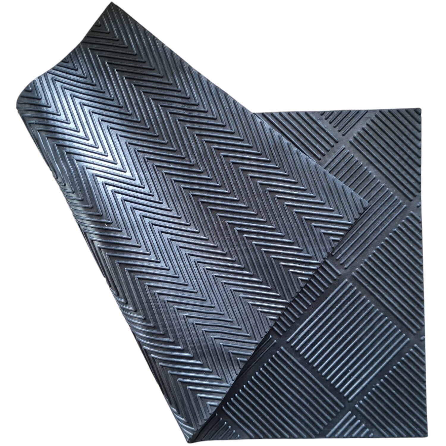 My Home Embossed Rubber MatGrey Image 2