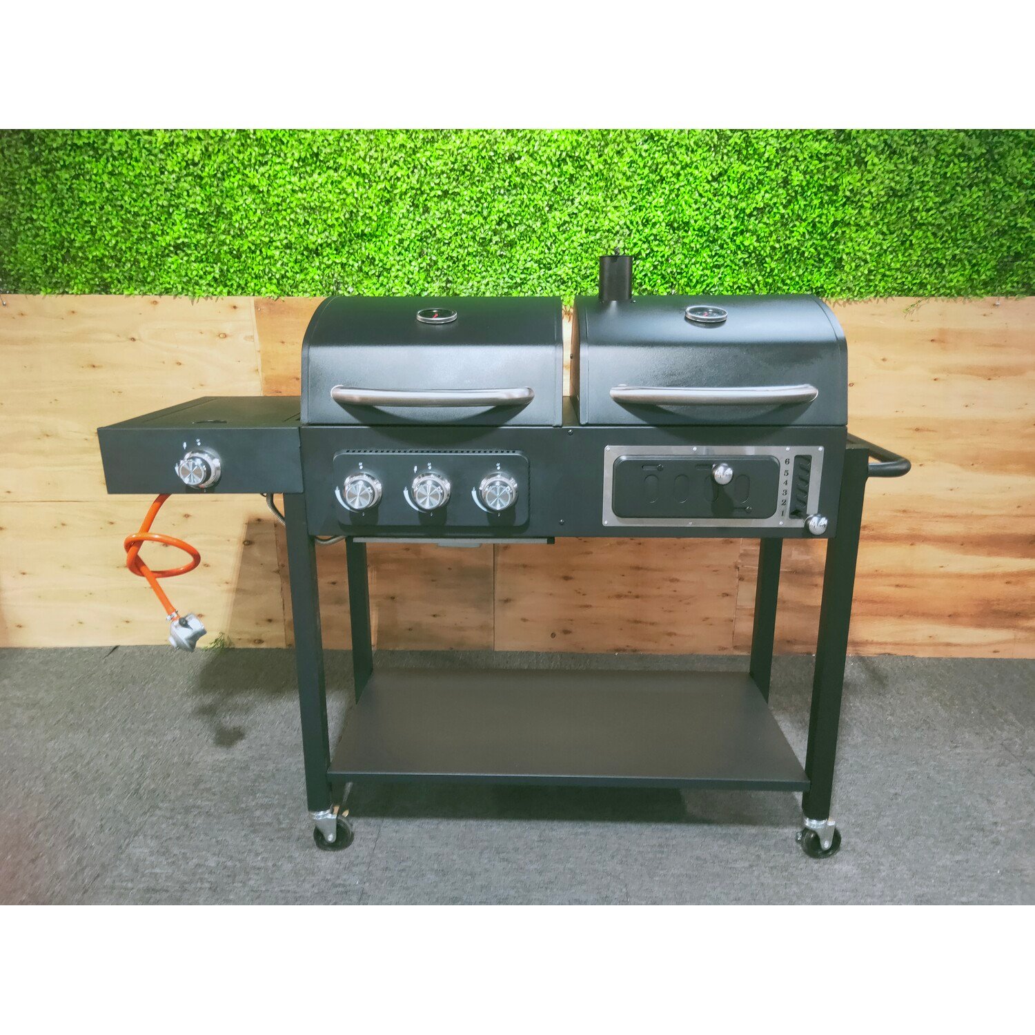 Columbus Dual Fuel BBQ - Black Image 8