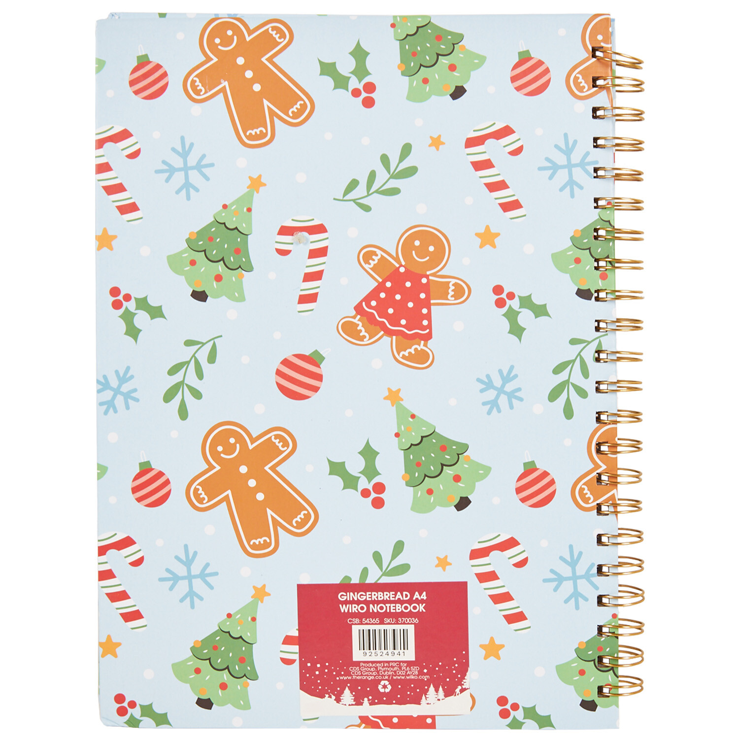 Gingerbread Wiro Notebook A4 - Multicolour Image 2