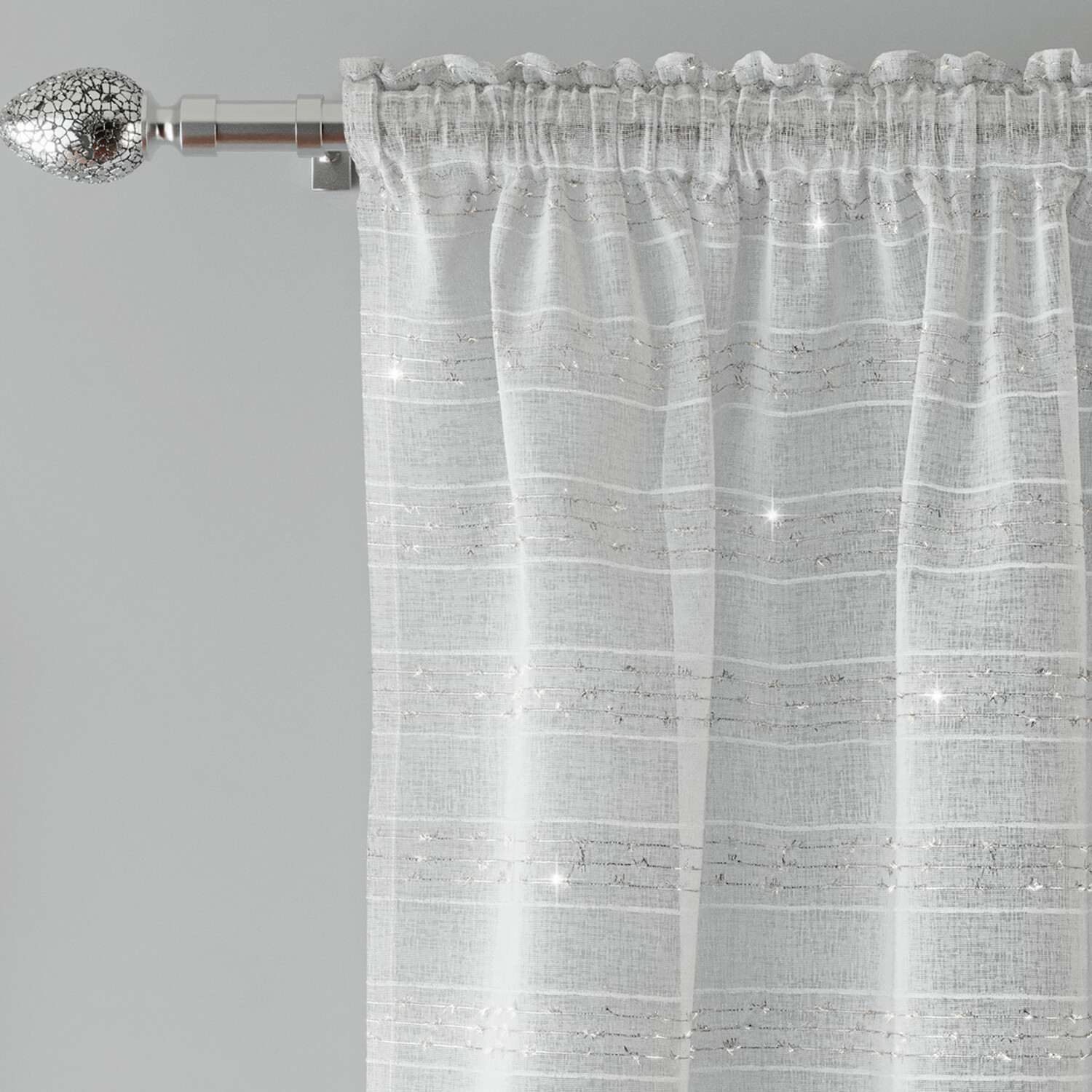 Lima Panel Curtain Silver Image 3