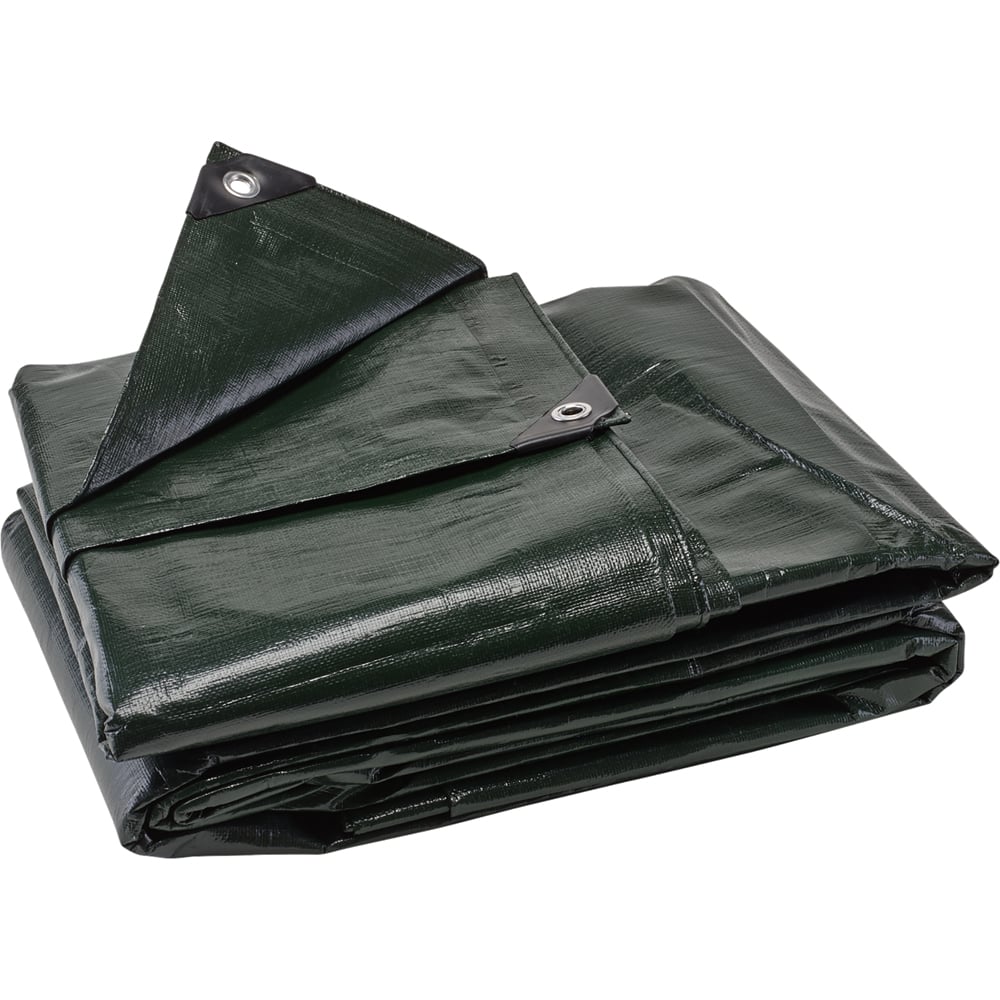 Draper Green HD Tarpaulin 4 x 6m Image 1