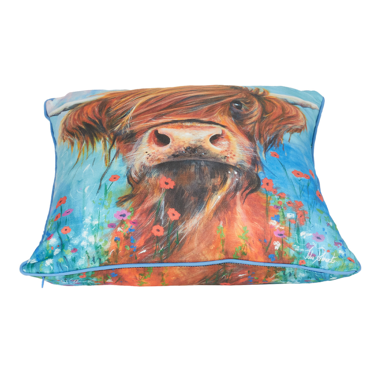 Julia Pankhurst Highland Cow Cushion 45 x 45cm Image 2