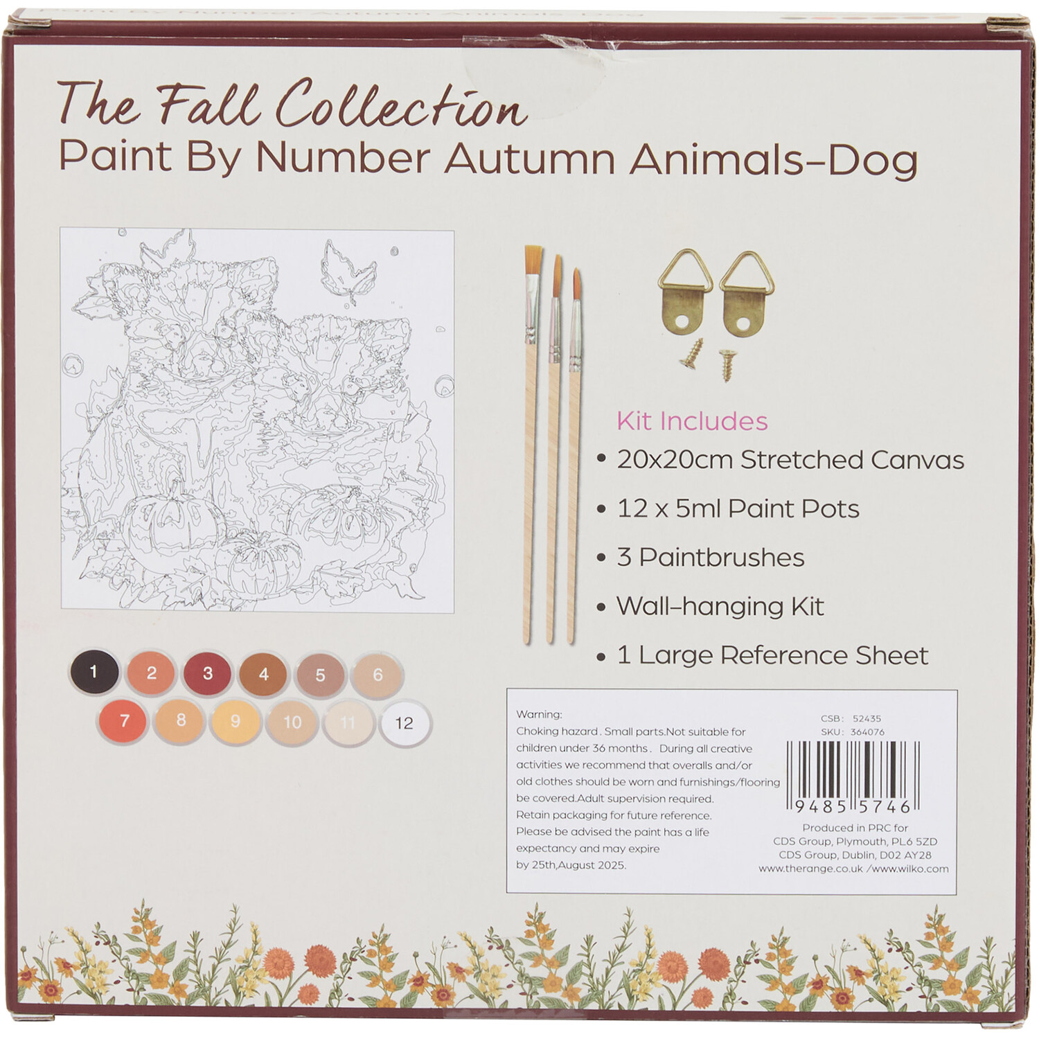 Paint By Number Autumn Animals Image 5
