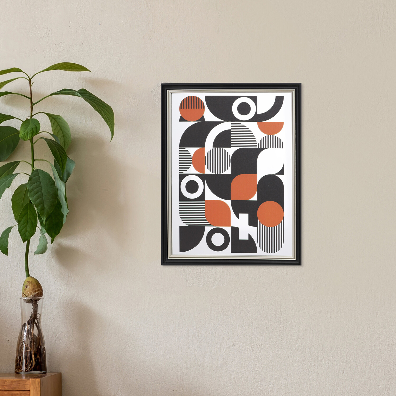 Geometric Mirrored Wall Art Multicolour Image 11