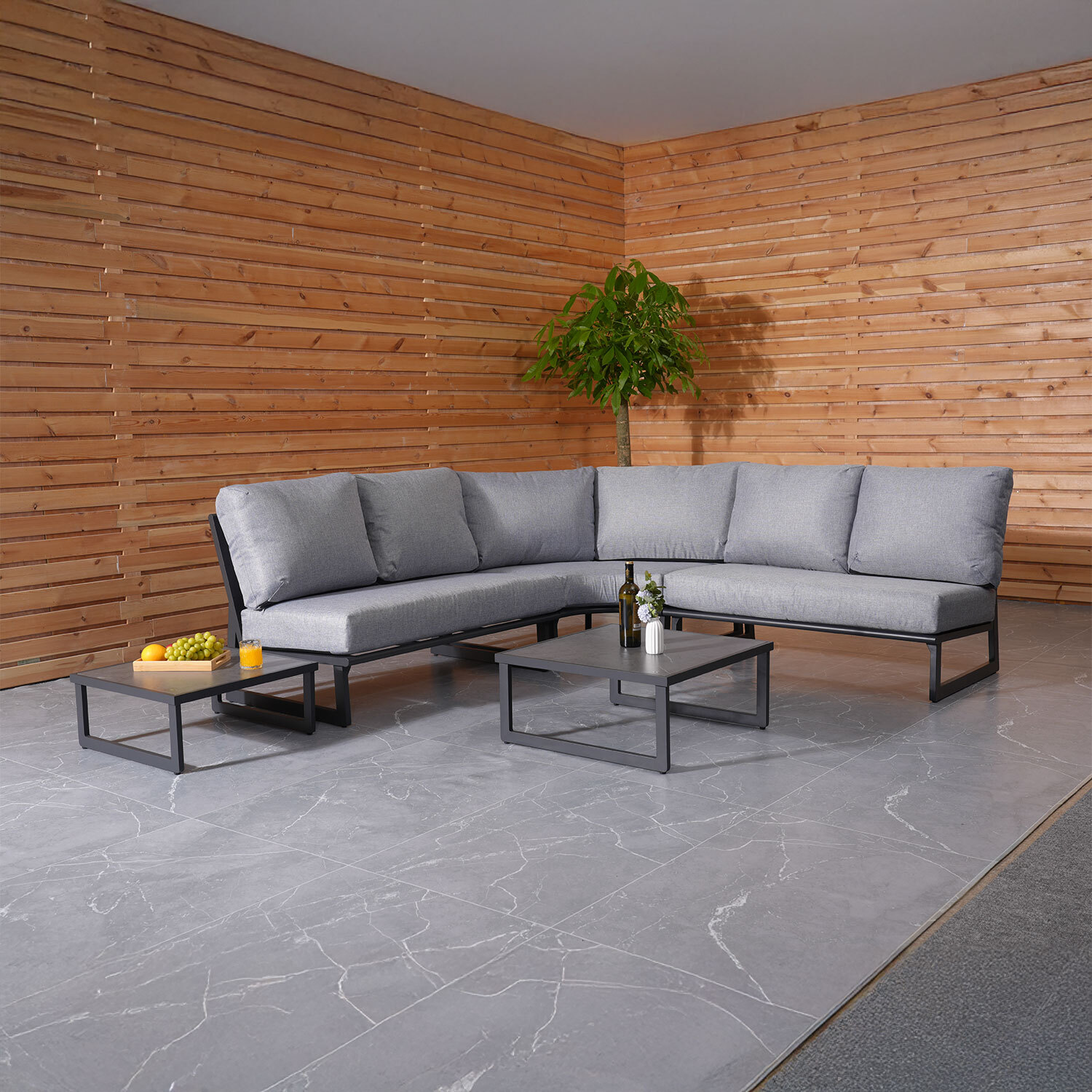 Rimini Sofa Set - Grey Image 1