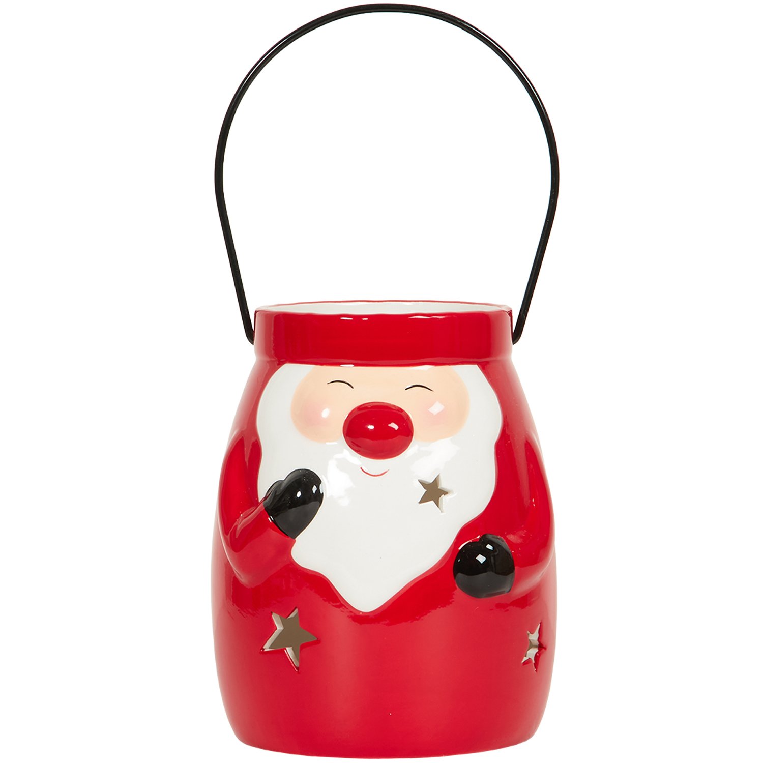 LED Santa Lantern Image 1