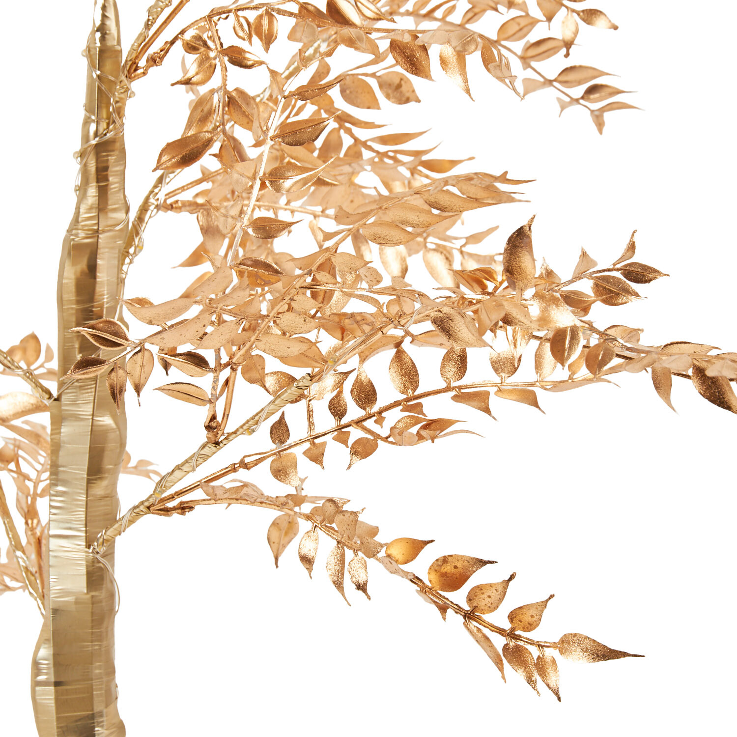 LED Gold Leaf Tree Table Light - Gold Image 2