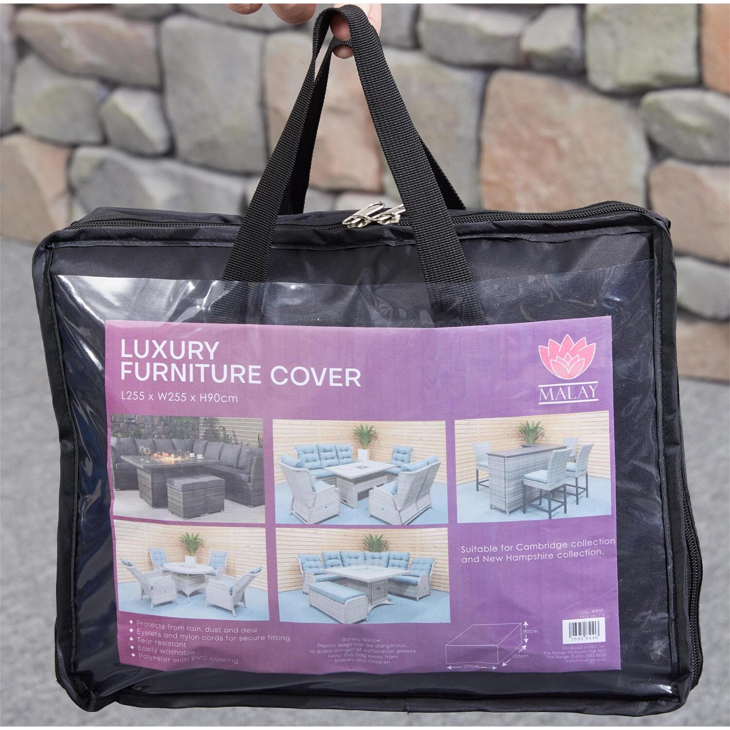 Luxury Furniture Cover - Black Image 2